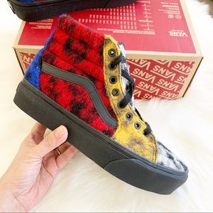 VANS Sk8 Hi Platform 2 Leopard Multi Colored